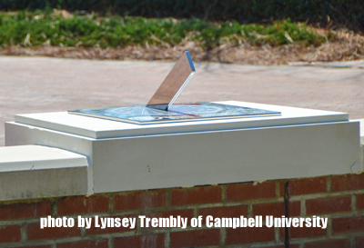 Campbell Univ Commemorative Sundial
