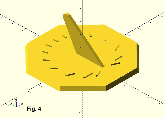 Part 3 Fig.4 Sundial with Gnomon