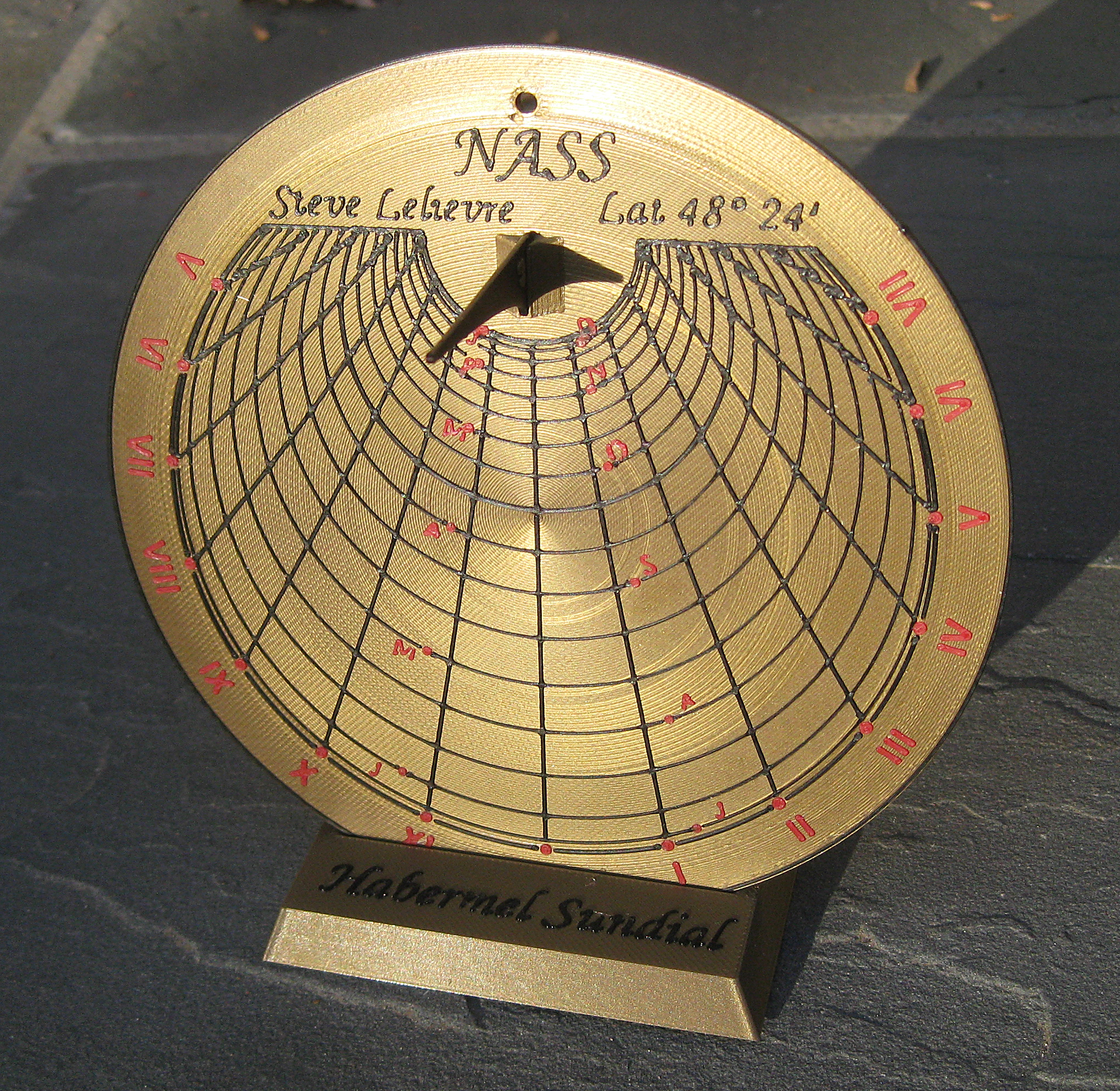 Habermel Sundial on Stand