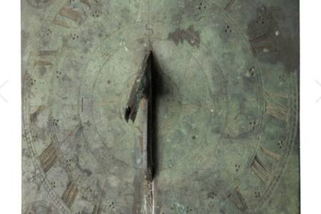 1720 American-Made Brass Sundial up for Auction